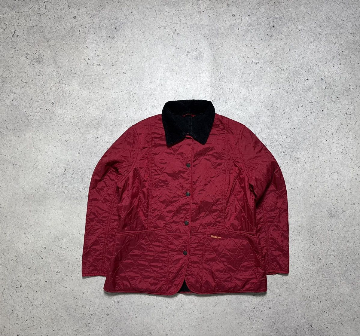 Barbour Barbour Women’s Quilted Liddesdale Red Jacket Size UK 18 Size XL / US 12-14 / IT 48-50 - 2 Thumbnail