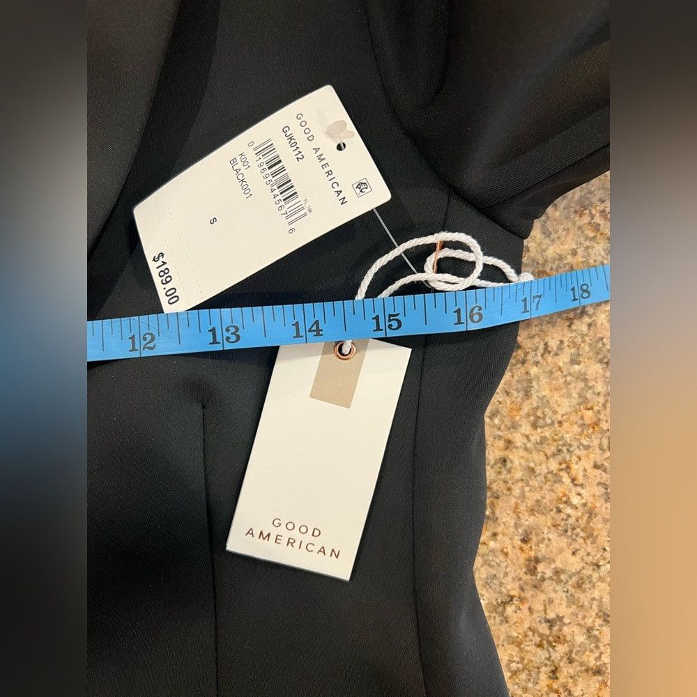 Good American Good American Scuba Tailored Black Blazer Jacket NWT Size S Size S / US 4 / IT 40 - 8 Thumbnail