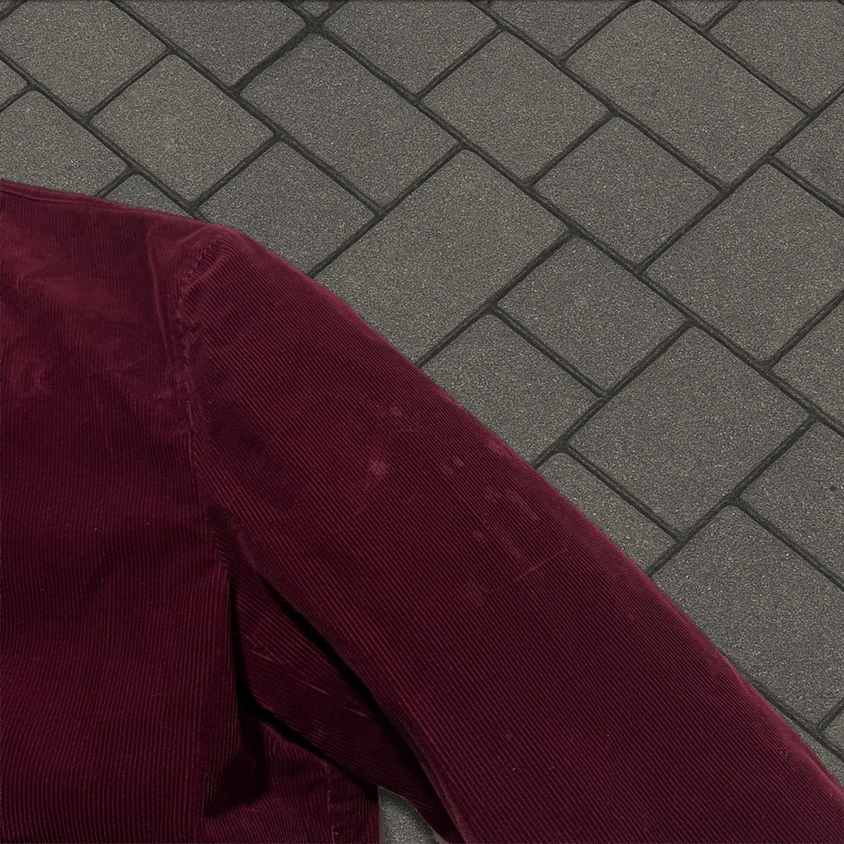 Saint Laurent Paris 2017 Saint Laurent Red Corduroy Collared Jacket Size US M / EU 48-50 / 2 - 5 Thumbnail