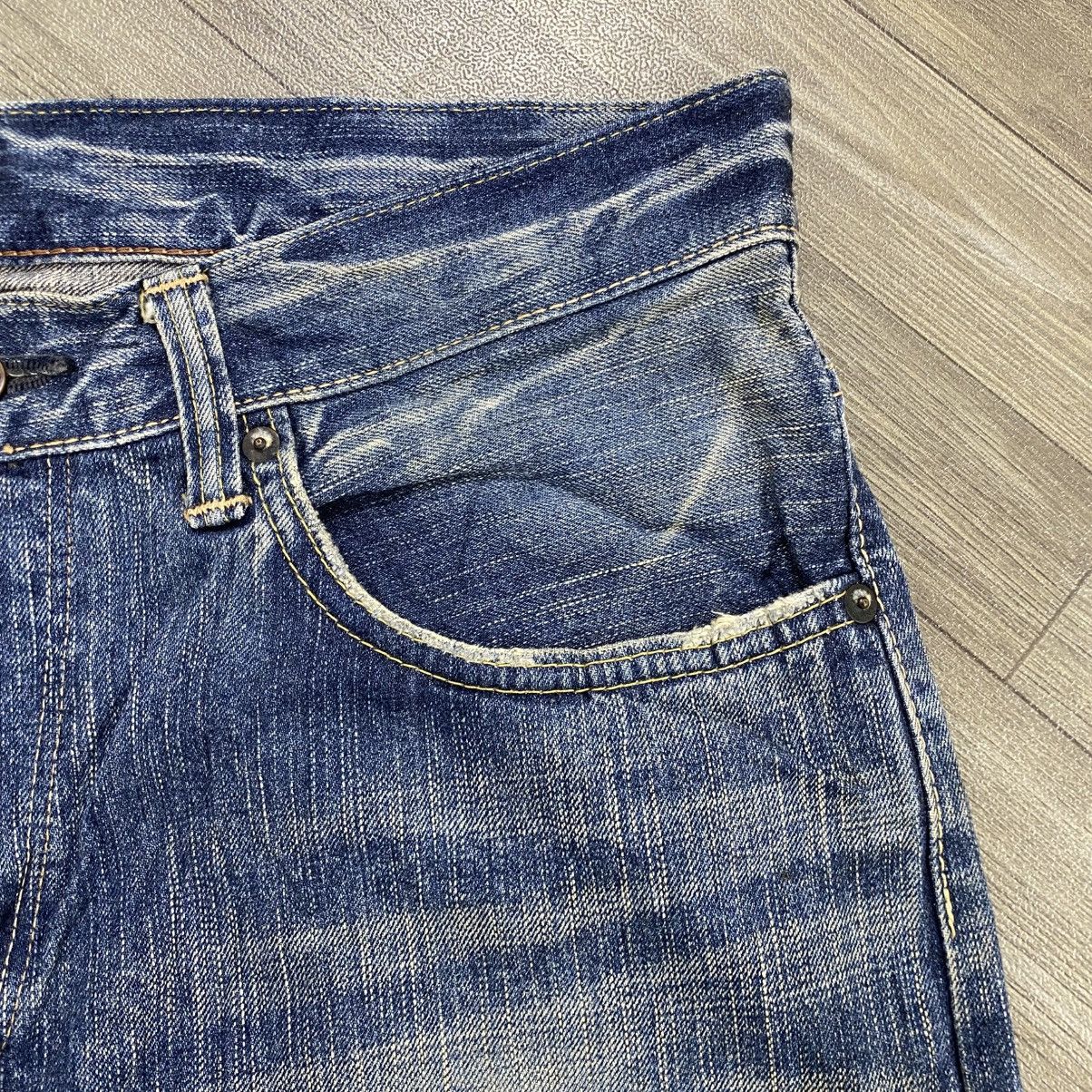Edwin 1990s Vintage Edwin 505Z Selvedge Japan Faded Jeans 32x34 Size US 32 / EU 48 - 10 Thumbnail