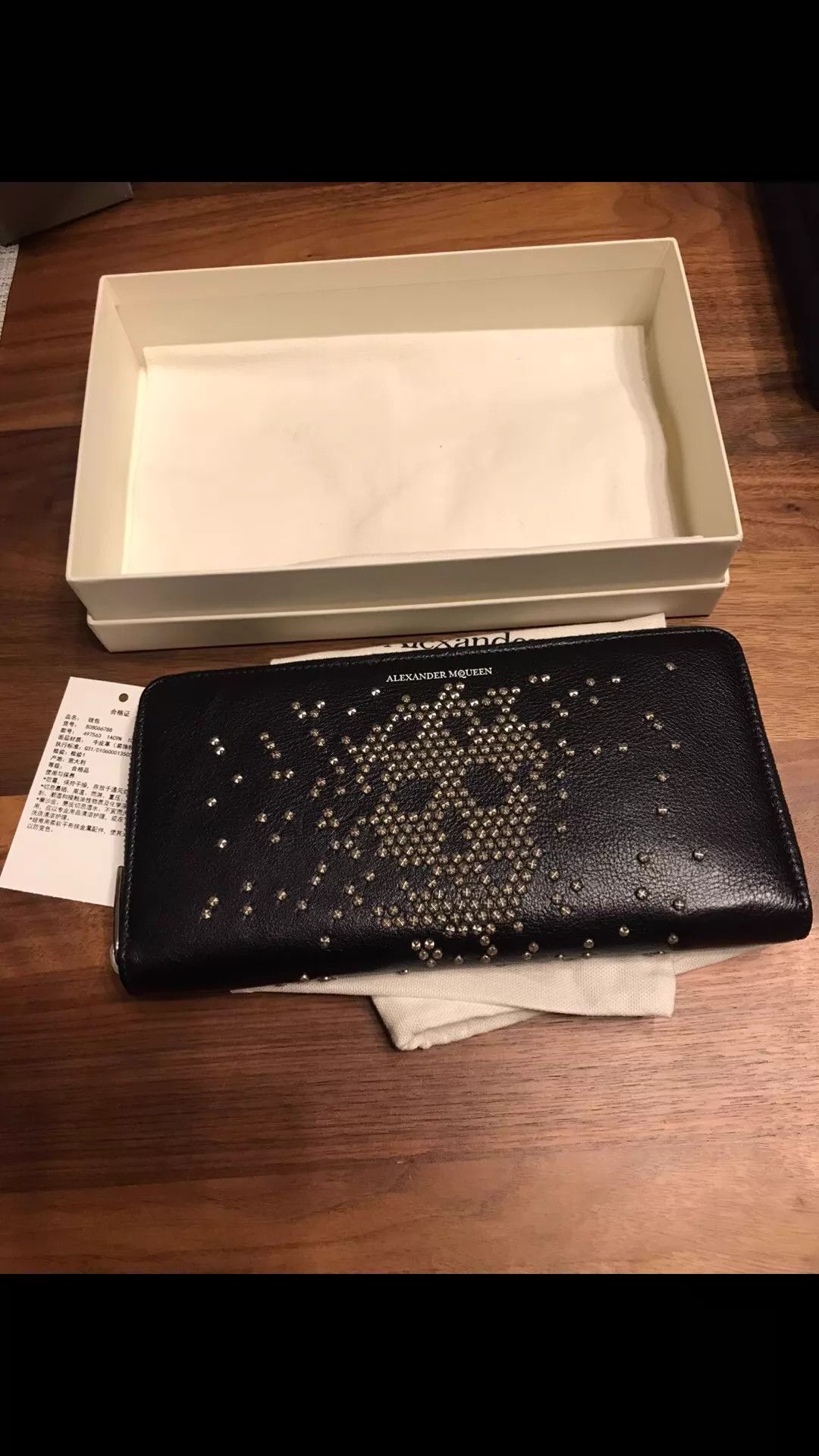 Alexander McQueen Alexander McQueen New Studded Skull Tote Wallet Size ONE SIZE - 1 Thumbnail