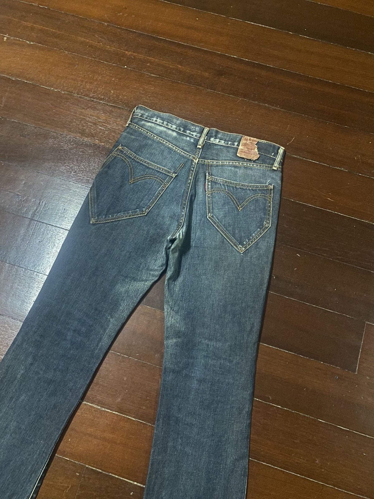 If Six Was Nine Y2K Flare Jeans Levis 517 Japan Denim Bootcut mud wash Size US 32 / EU 48 - 13 Thumbnail