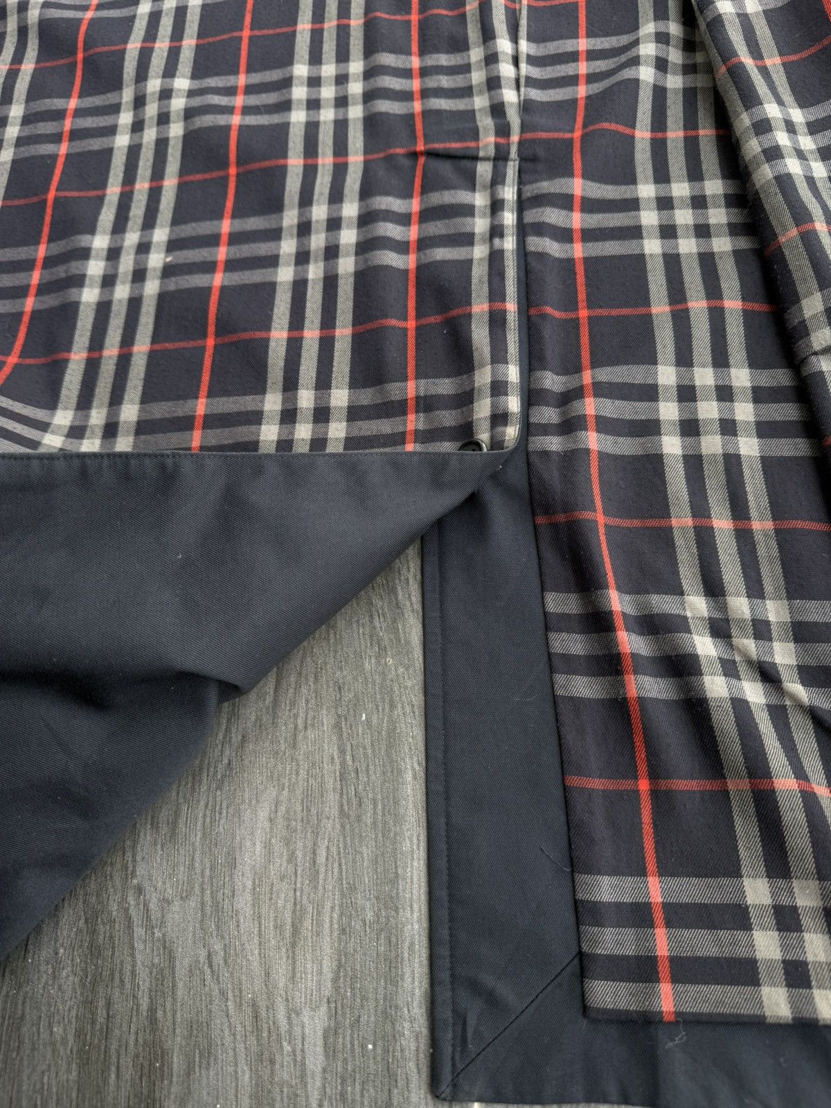 Burberry 1990s Burberrys Nova Check Coat Made in England Casual Style Size L / US 10 / IT 46 - 9 Thumbnail