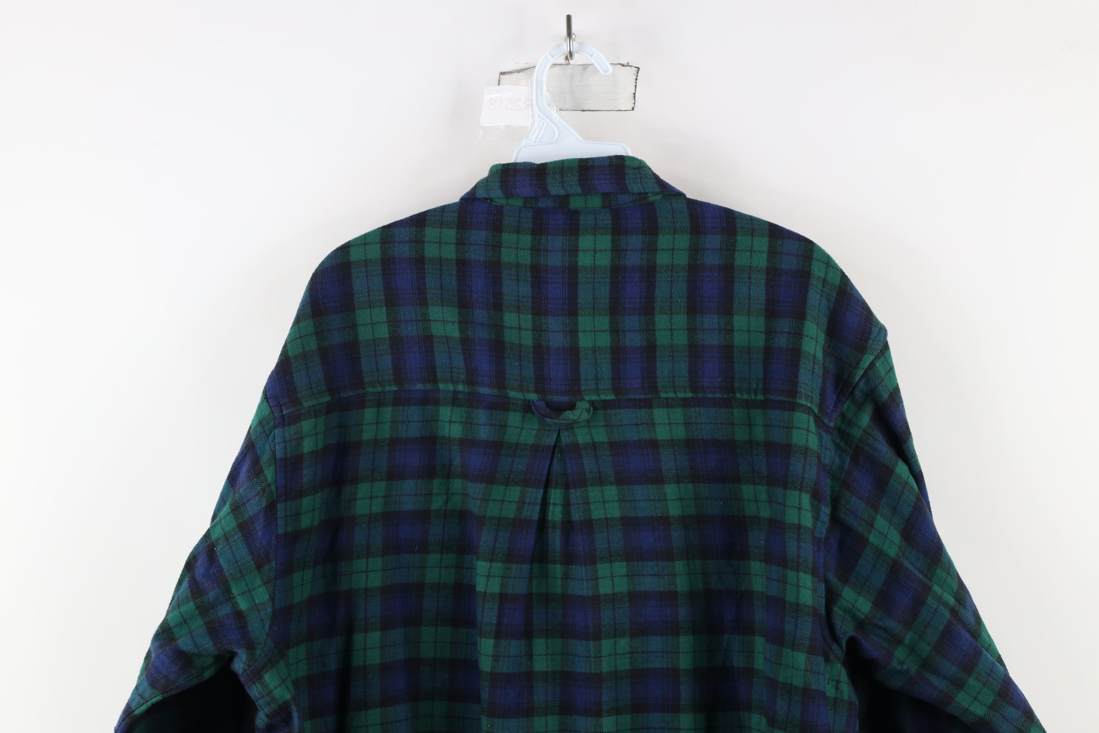 Vintage Vintage 90s Streetwear Flannel Shirt Jacket Jac Shirt Size US L / EU 52-54 / 3 - 13 Thumbnail
