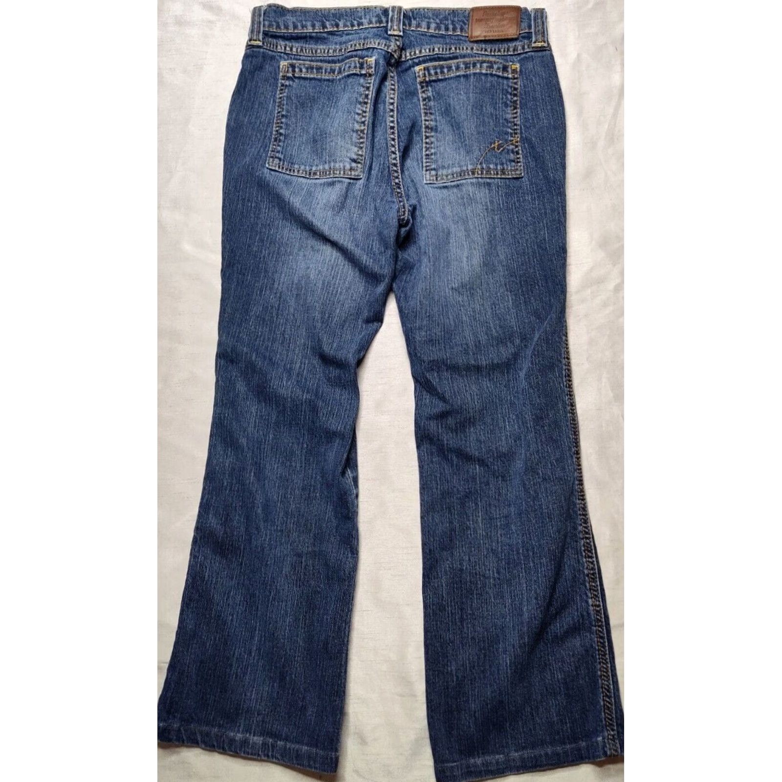 Tommy Hilfiger VTG TOMMY JEANS RED LABEL Women Juniors Size 7 Crop Stretch Denim Blue Jeans Size 28" / US 6 / IT 42 - 2 Thumbnail