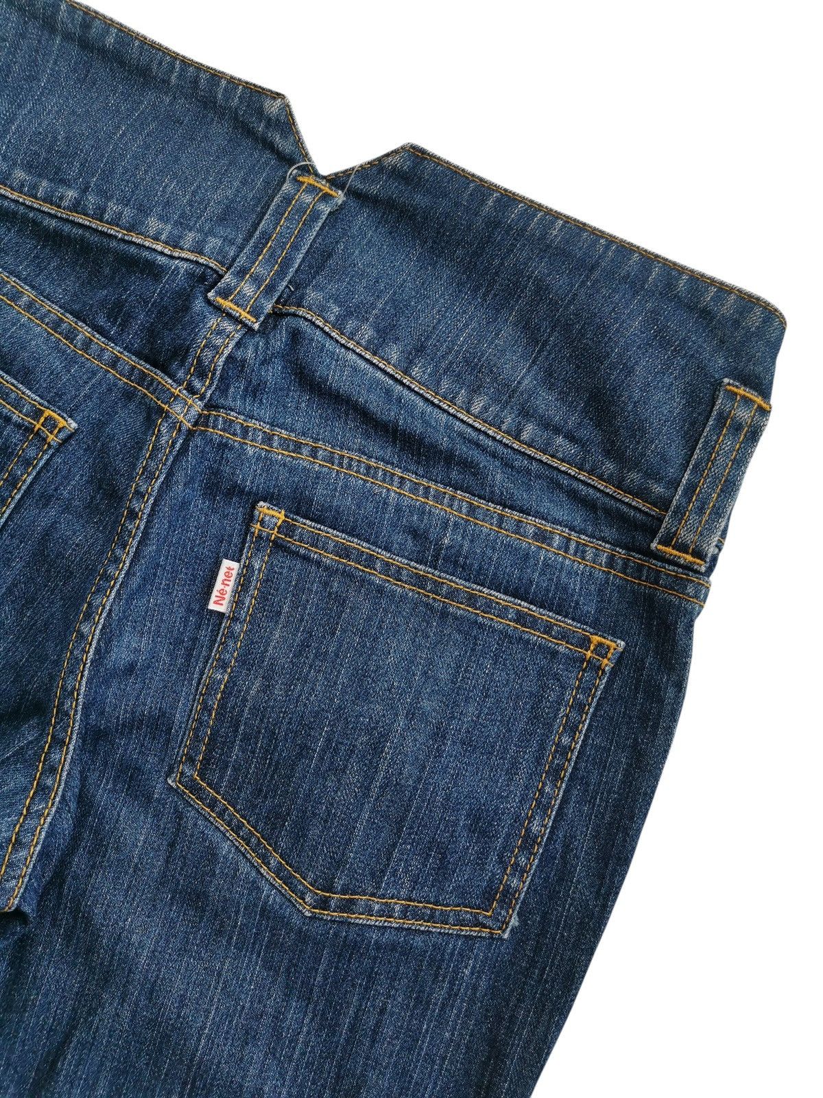Ne-Net Né-net Frayed Damage Flared,Bootcut Punk Jeans Size 28" / US 6 / IT 42 - 6 Thumbnail