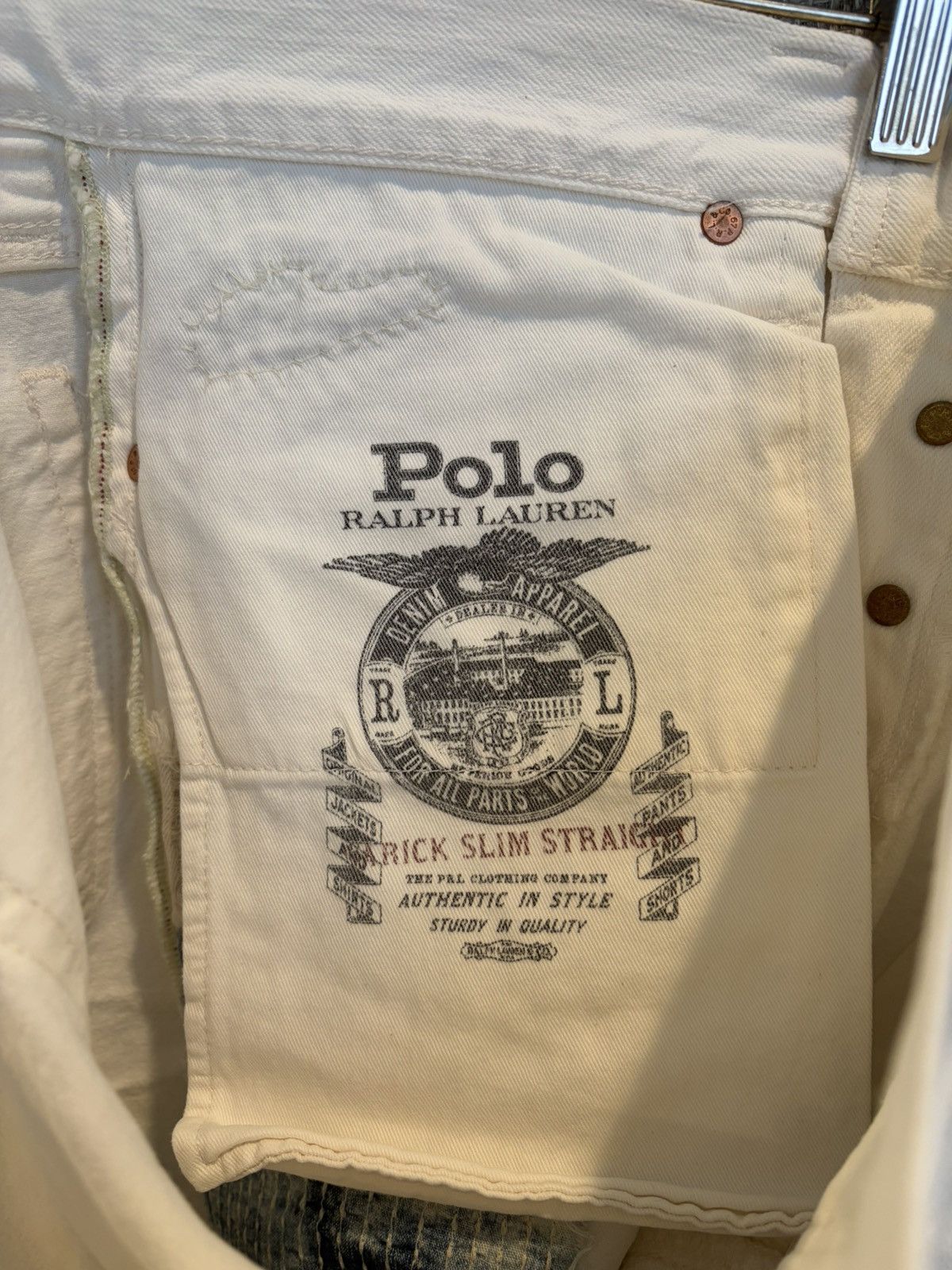 Ralph Lauren Ralph Lauren Distressed Patchwork White Selvedge Denim Short Size US 32 / EU 48 - 6 Thumbnail