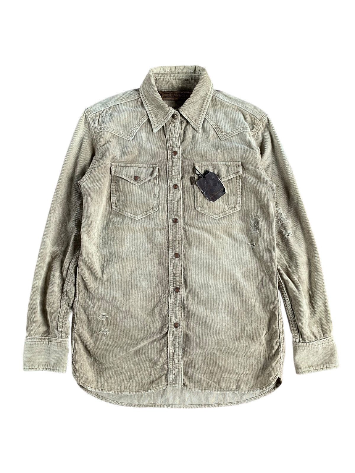GOA New Genuine Vintage GOA raw ripped shirt Size US M / EU 48-50 / 2 - 1 Thumbnail