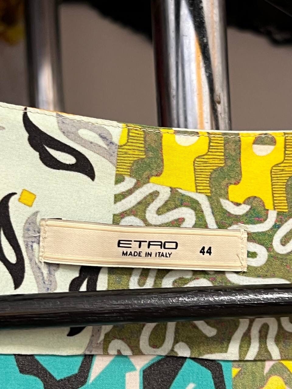 Etro Vintage 00s Etro Luxury Multicolour Long Sleeve Size M / US 6-8 / IT 42-44 - 7 Thumbnail