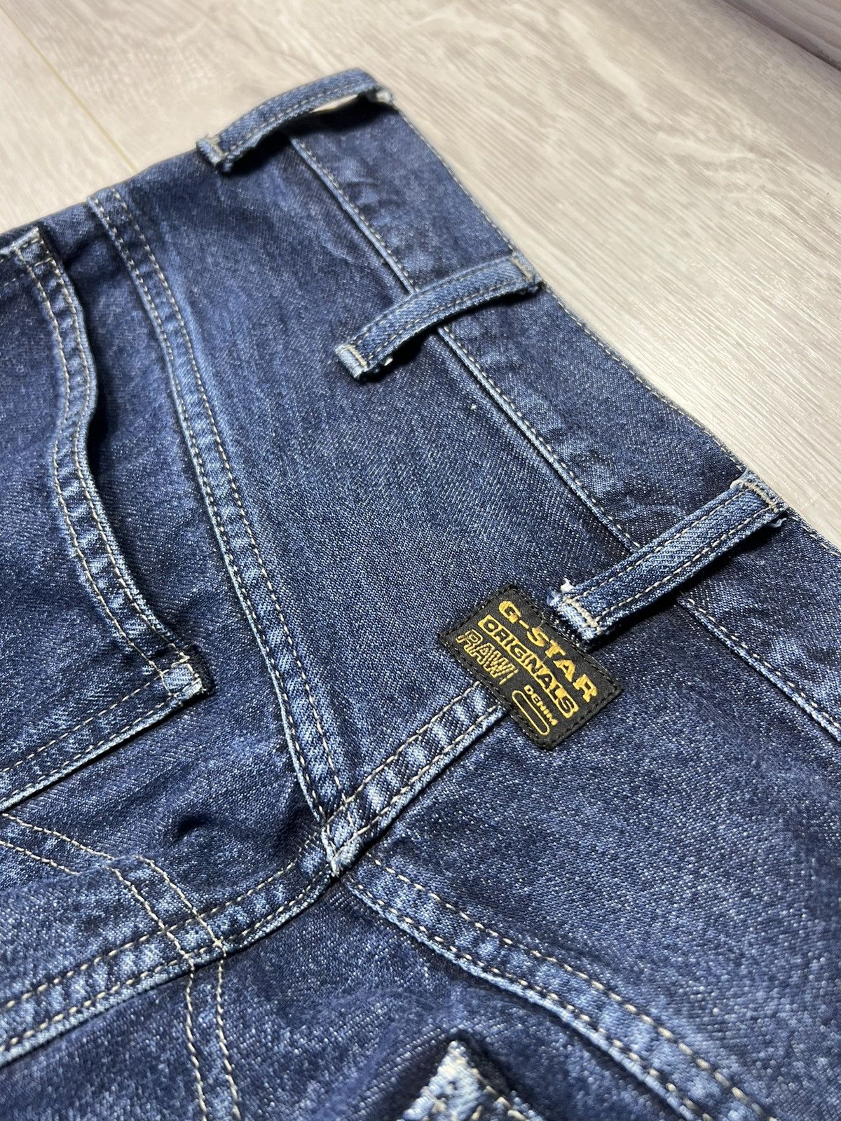 Vintage Vintage Rare G-Star RAW Jeans Elwood Double Knee Worker Pant Size US 32 / EU 48 - 12 Thumbnail