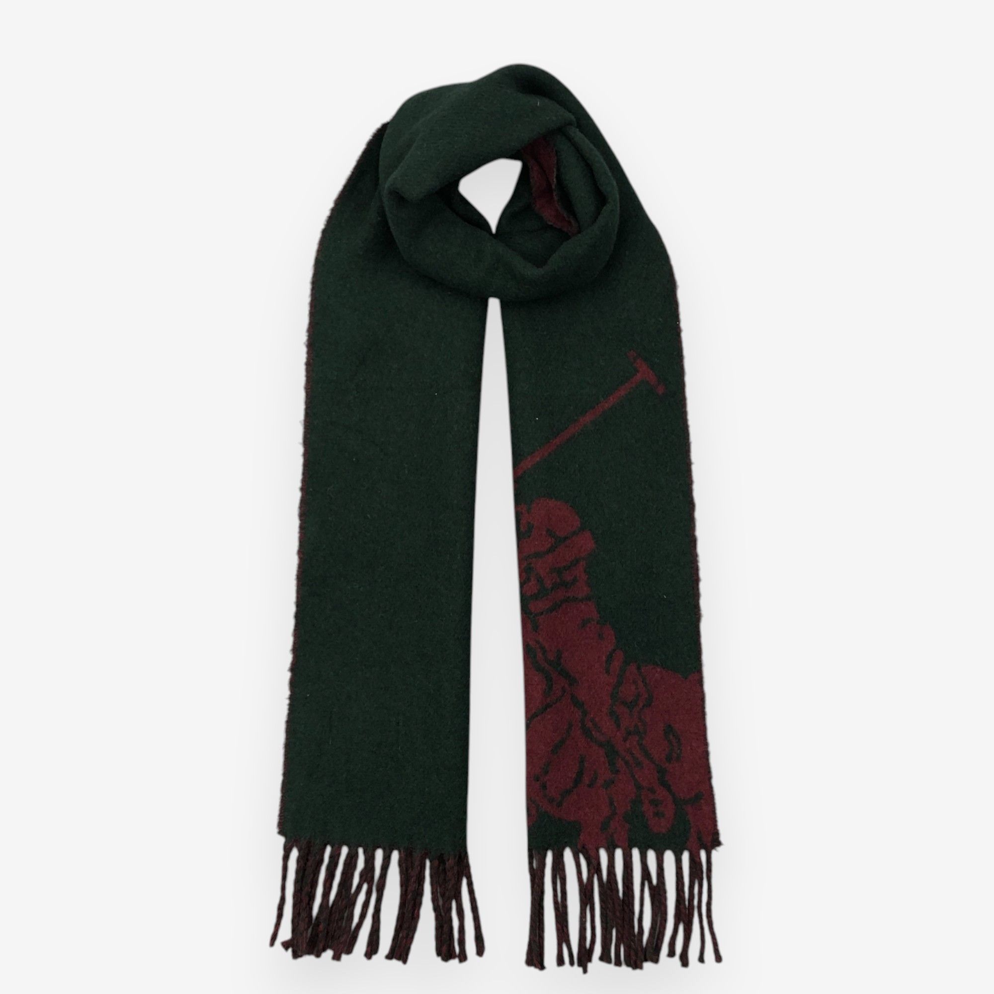 Polo Ralph Lauren Vintage Polo Ralph Lauren Scarf Muffler Wool Scarves Size ONE SIZE - 2 Thumbnail