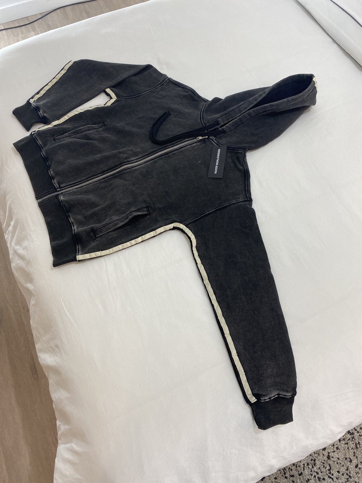 Racer Worldwide Racer Worldwide Track Zip Lampas Hoodie Size US S / EU 44-46 / 1 - 3 Thumbnail