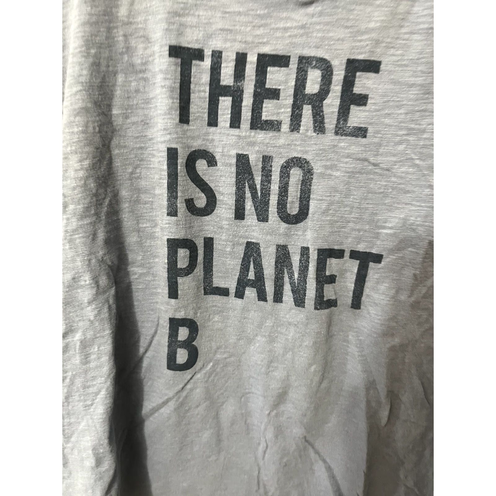 Gap VINTAGE Gap Shirt Womens Small Blue There Is No Planet Graphic Tee Size S / US 4 / IT 40 - 4 Thumbnail