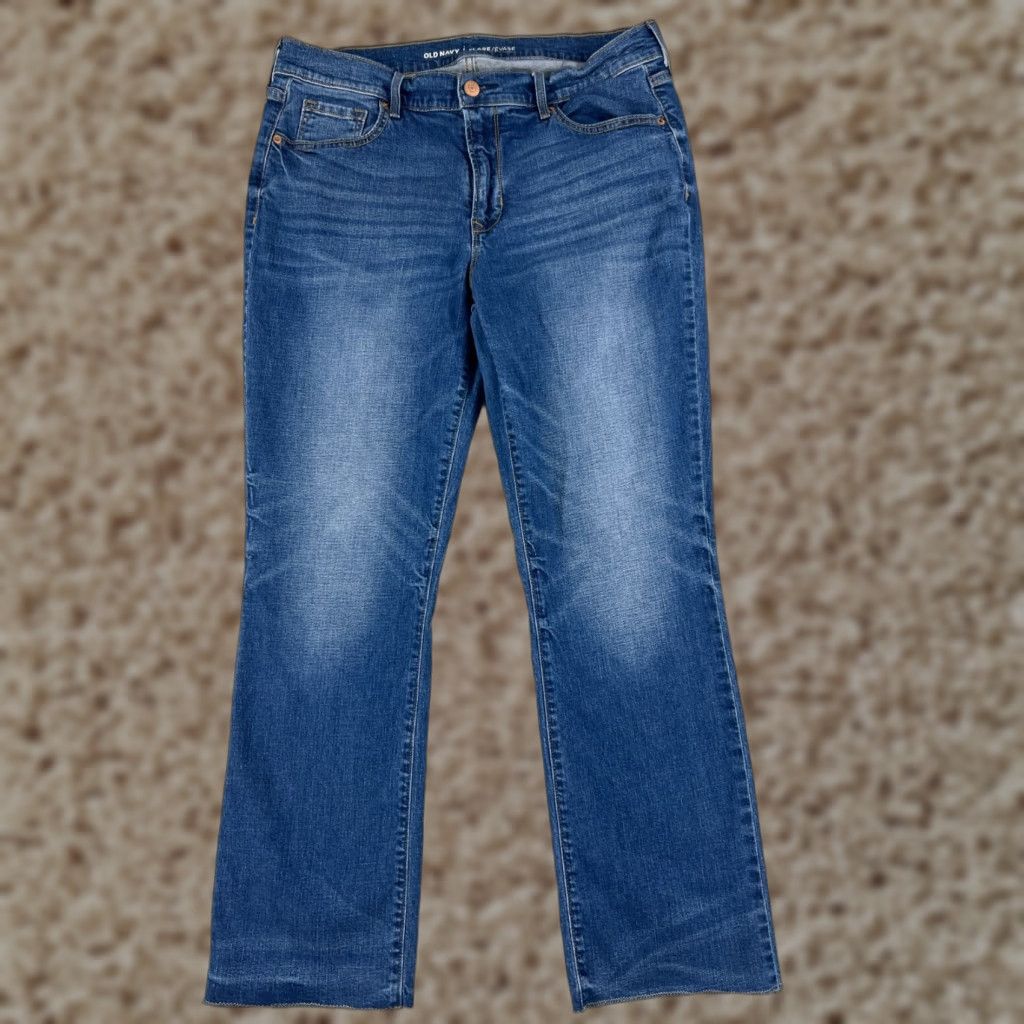 Old Navy Old Navy Jeans Women 10 30x27 Blue Denim Flare High Rise Cotton Med Wash Size 32" / US 10 / IT 46 - 1 Thumbnail