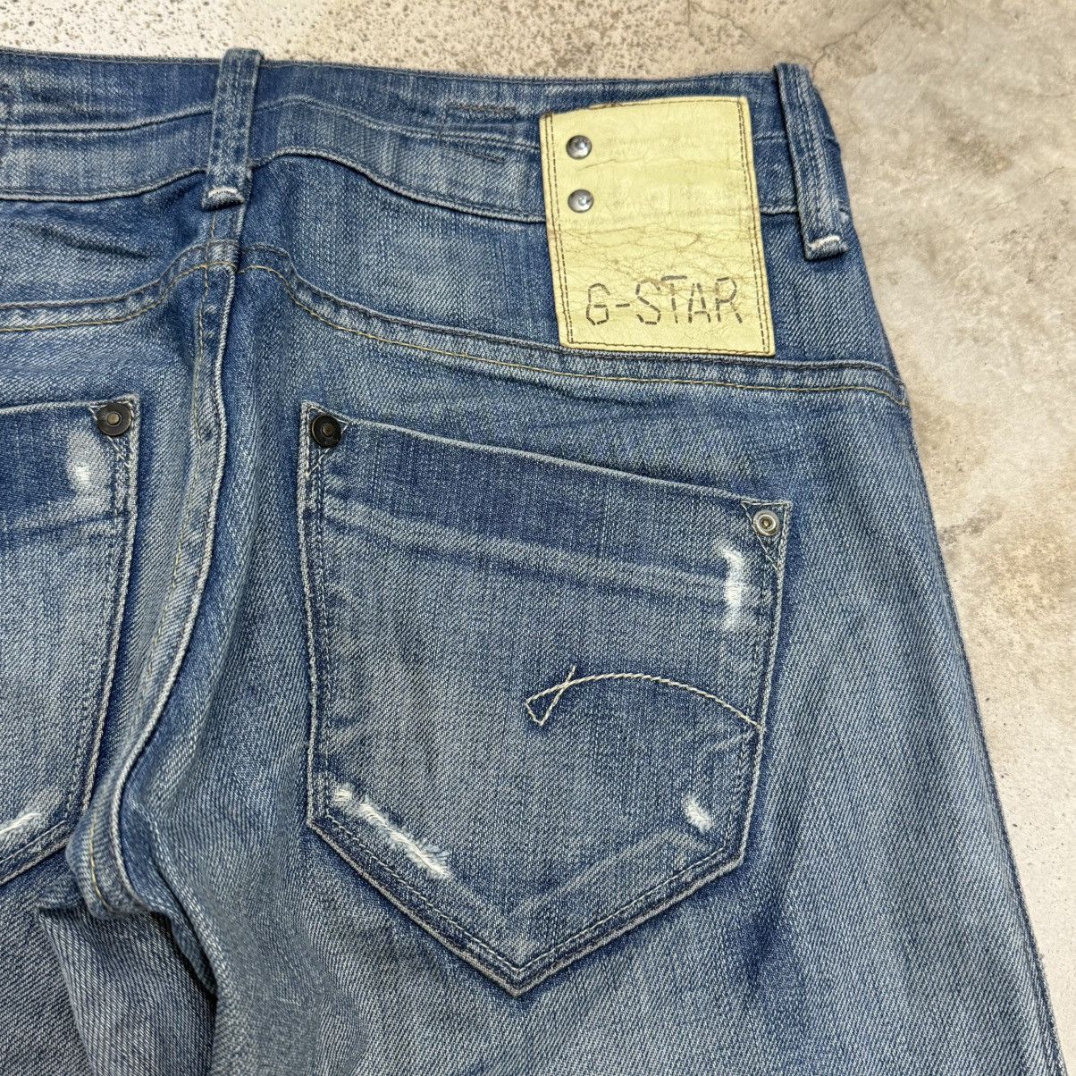 G-Star G-Star Raw Two Tone Defect Look Denim Pants Size 24" / US 00 / IT 34 - 16 Thumbnail