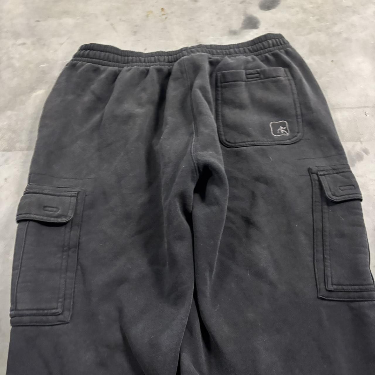 Vintage Crazy Vintage Y2K/2000s Baggy Faded Black Streetwear Skater Sweatpants! Fits L Size US 36 / EU 52 - 7 Thumbnail