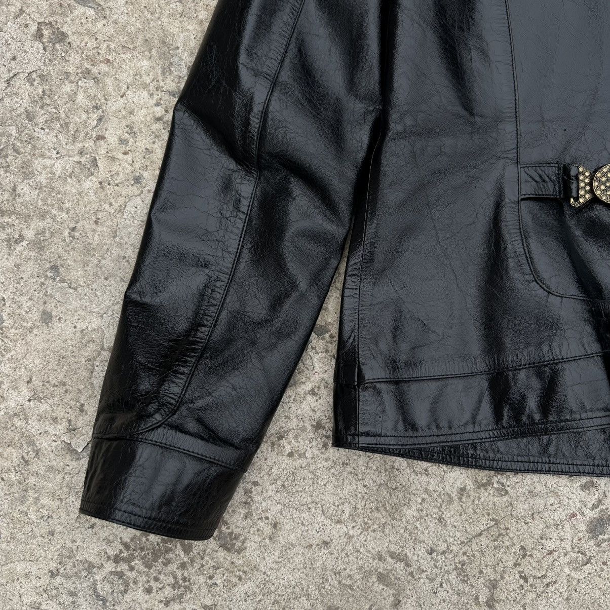 Japanese Brand Vintage Japanese Style Macrevis Leather Jacket Y2K 00s USA Size L / US 10 / IT 46 - 13 Thumbnail