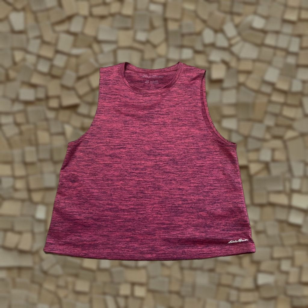 Eddie Bauer Eddie Bauer Tank Top Women's M Red Crop Top Activewear Size M / US 6-8 / IT 42-44 - 1 Thumbnail