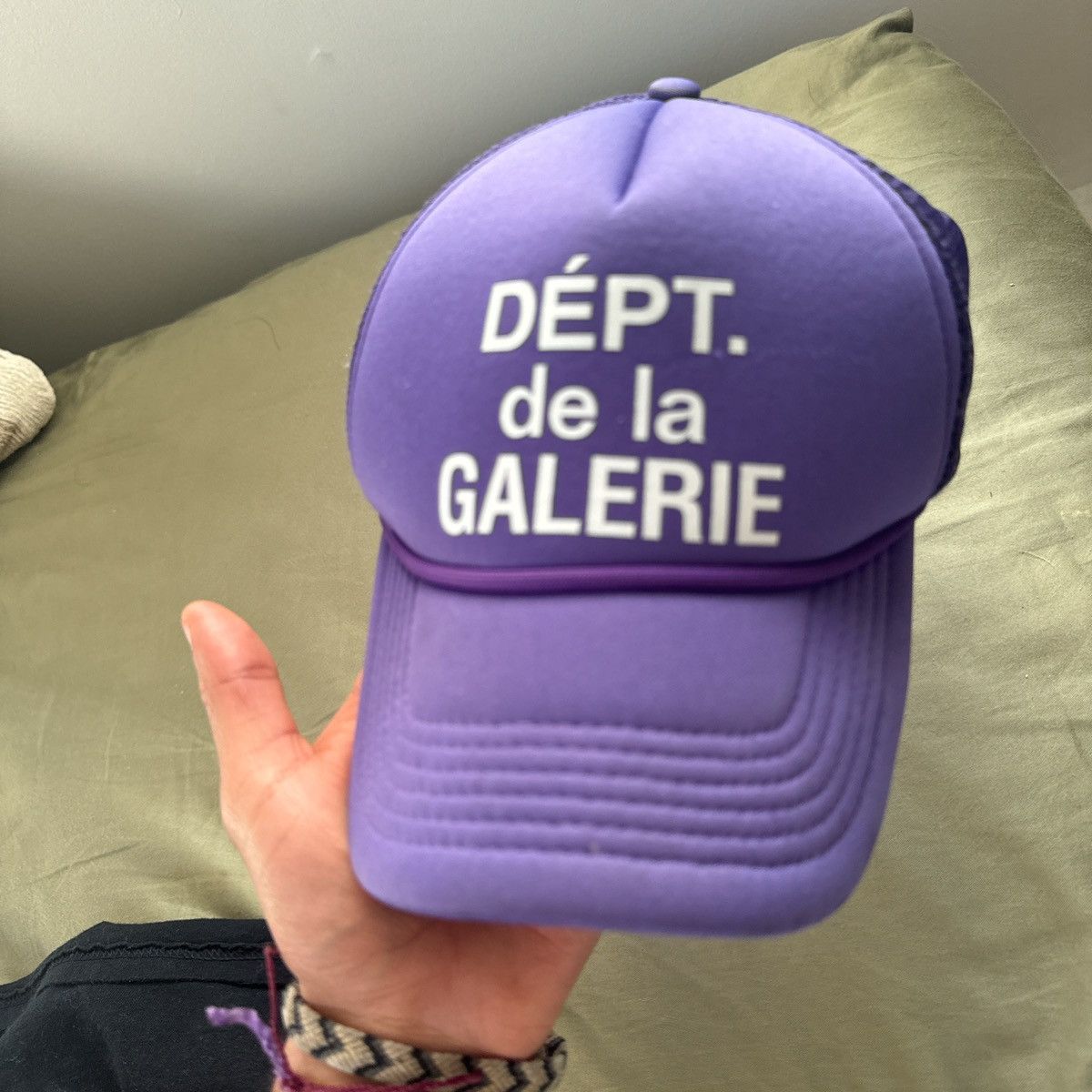 Gallery Dept. Gallery Dept (Dept De la Galerie) Purple Trucker Hat Size ONE SIZE - 2 Thumbnail