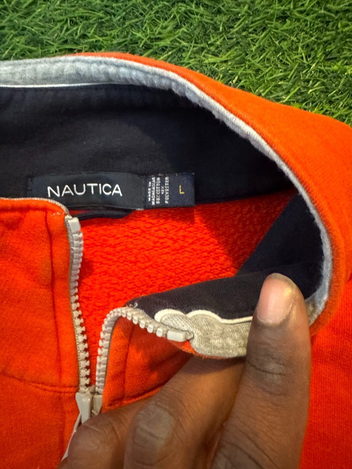 Nautica Nautica Quarter Zip Fleece Pullover Size US L / EU 52-54 / 3 - 2 Thumbnail