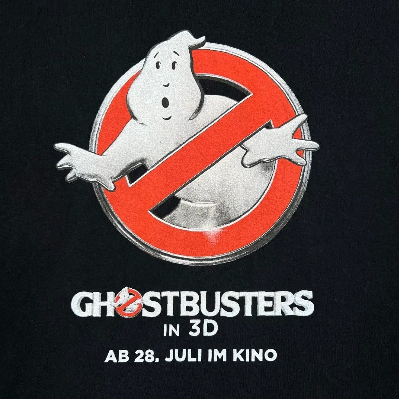 Fruit Of The Loom GHOSTBUSTERS IN 3D Who You Gonna Call? SciFi Movie Cinema Graphic T-Shirt Medium Men's Black Ghostbusters 3D Front Back Graphic KF239 Size US M / EU 48-50 / 2 - 3 Thumbnail