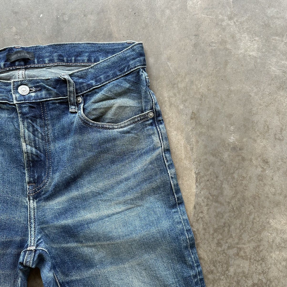 Japanese Brand × Jean × Vintage Vintage Japanese Faded Distressed Denim Jean Pant W33 Size US 33 - 4 Thumbnail