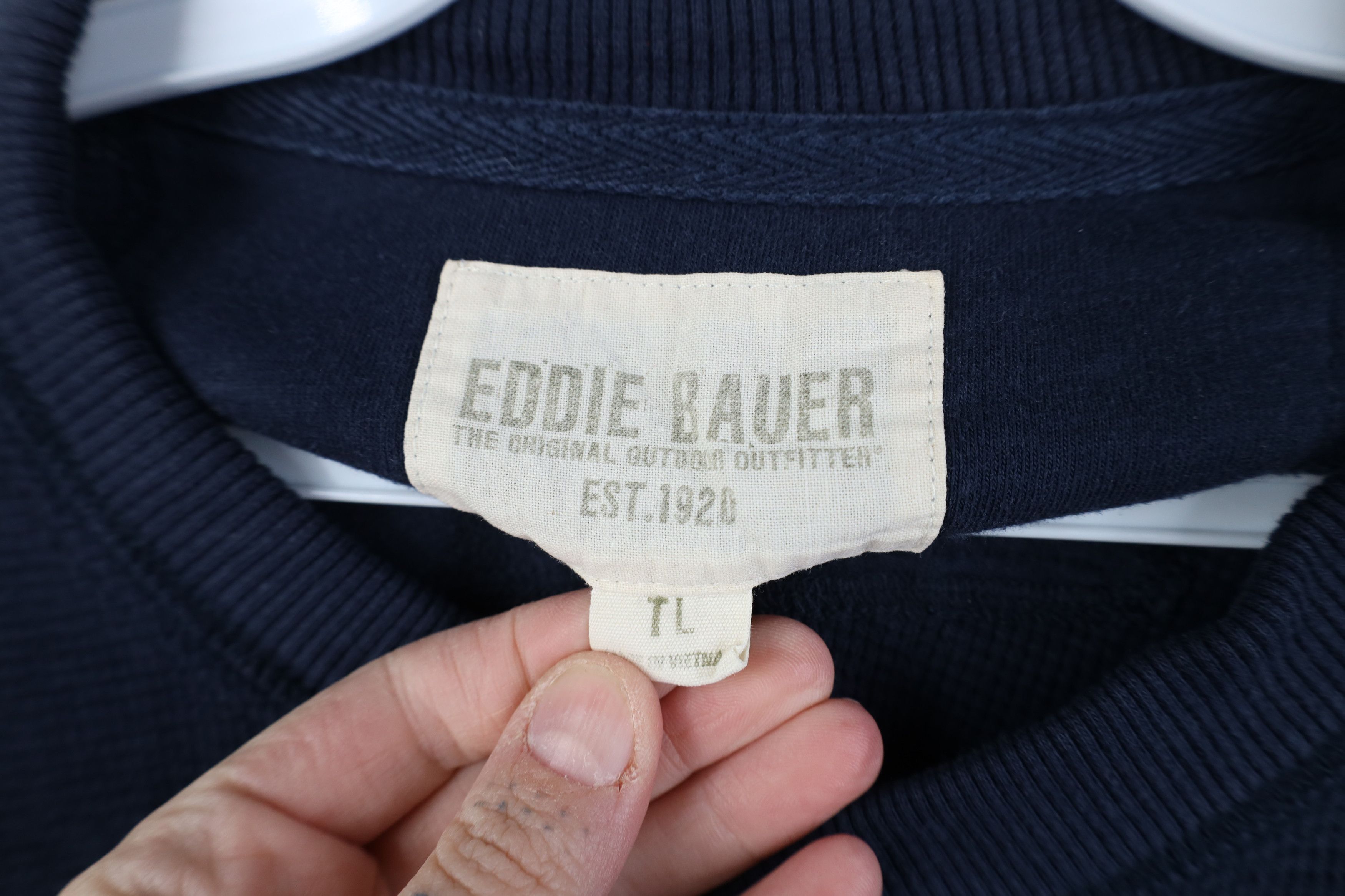 Eddie Bauer Vintage Eddie Bauer Heavy Thermal Waffle Knit Henley T-Shirt Size US L / EU 52-54 / 3 - 5 Thumbnail