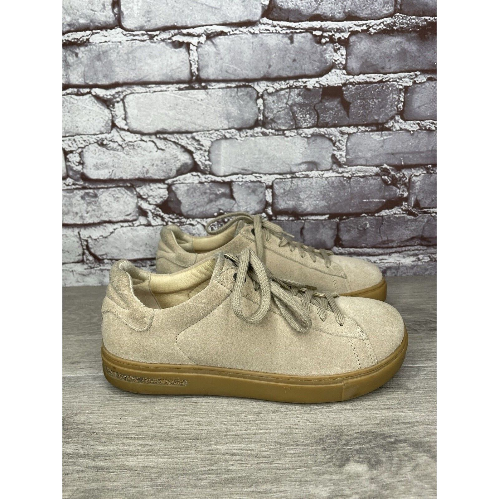 Birkenstock Birkenstock Bend Beige Suede Low Lace Up Sneakers Shoes Wome Size US 6.5 / IT 36.5 - 10 Thumbnail