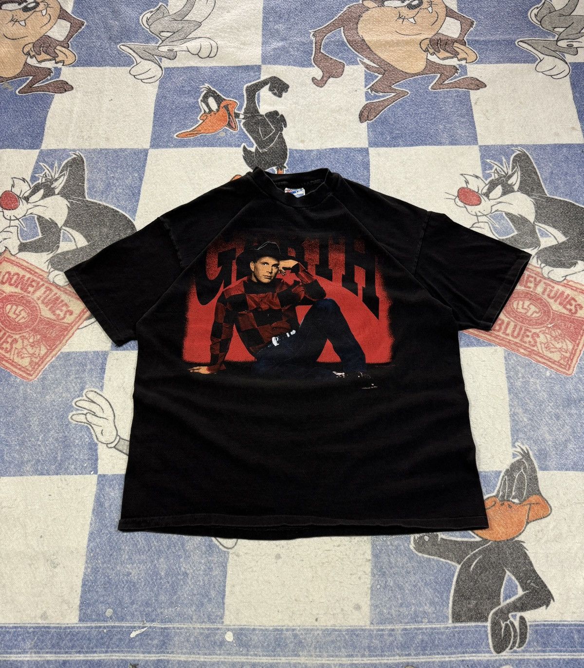 Band Tees Vintage Garth brooks tour tee Size US XL / EU 56 / 4 - 1 Thumbnail