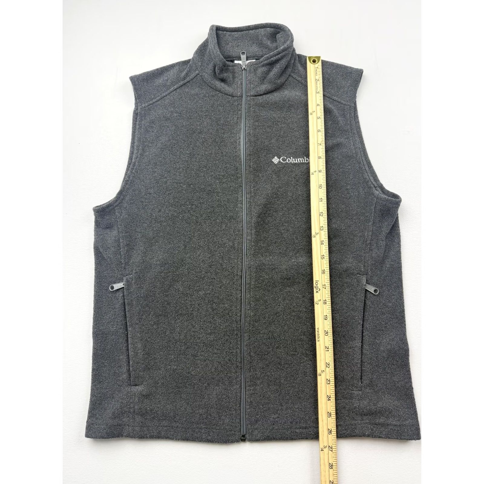 Vintage Columbia Vest Mens Medium Gray Fleece Full Zip Pockets Outdoor Hiking Casual Size US M / EU 48-50 / 2 - 4 Thumbnail