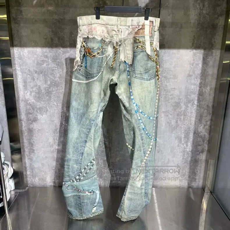 Acne Studios Acne Studios Lace 3D Printed Jeans Size US 32 / EU 48 - 2 Thumbnail