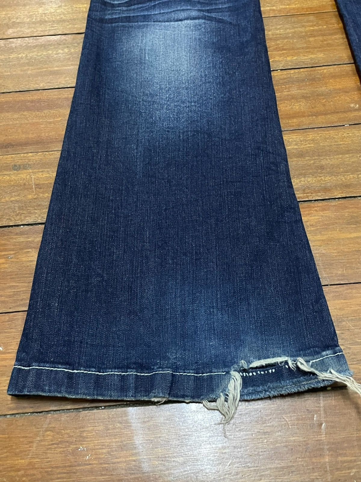 If Six Was Nine × Japanese Brand × Vintage Very Rare Vintage Japanese Brand Maurices Flared Jeans 2000s Size US 31 - 7 Thumbnail