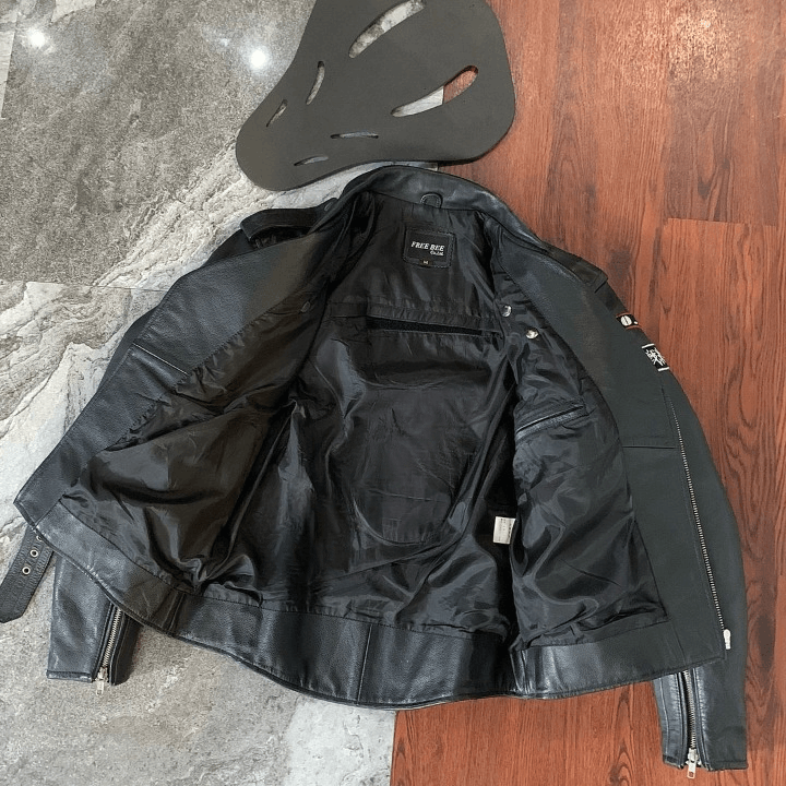 Genuine Leather × Japanese Brand Japan T.F.O.A Leather Biker Jacket Size US M / EU 48-50 / 2 - 3 Thumbnail