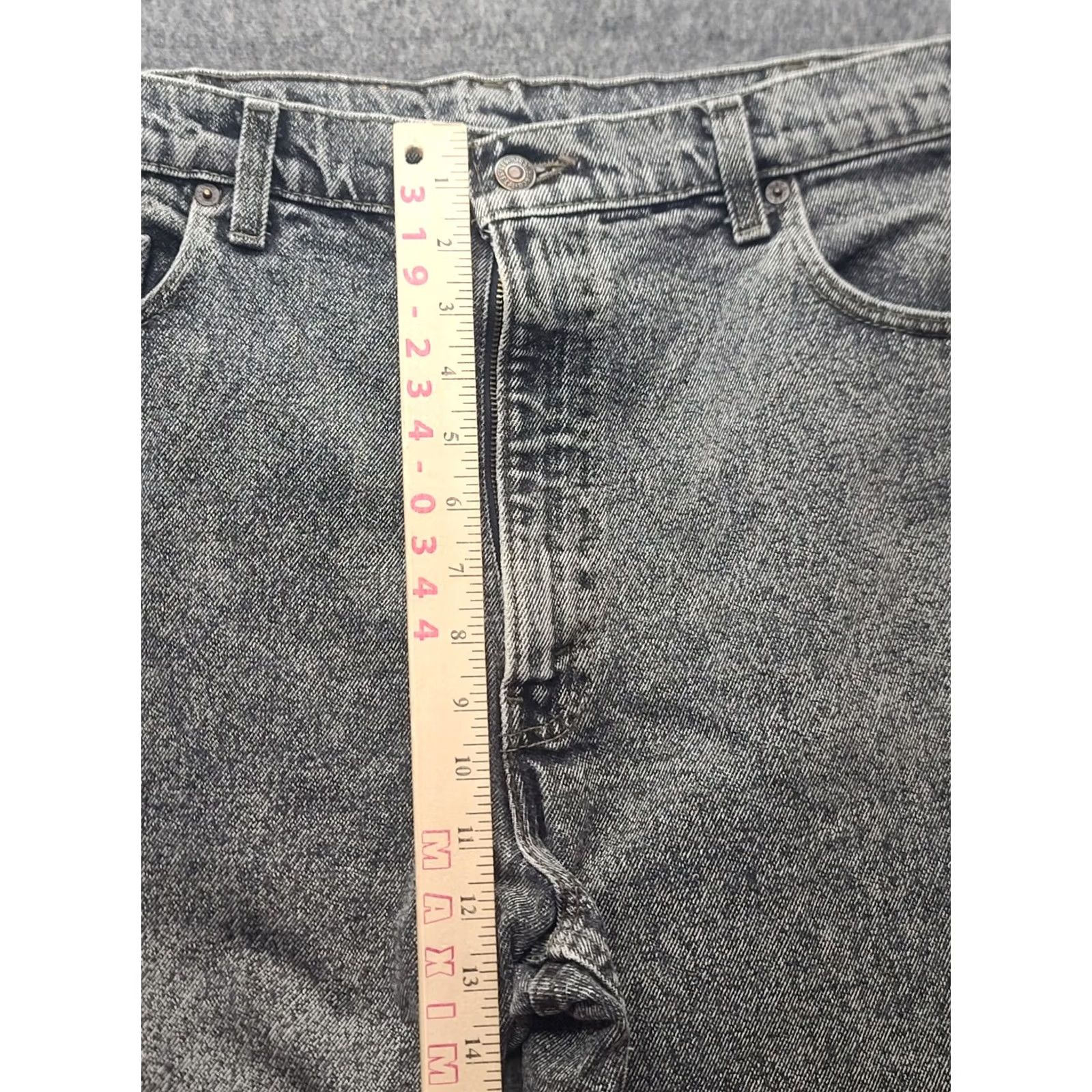 Levi's VINTAGE Levi's 540 Jeans Mens 38x30 Regular Fit Straight Leg Acid Wash USA Black Jeans Men Regular 540 Levi's 540 USA Black 90s Style Size US 38 / EU 54 - 6 Thumbnail