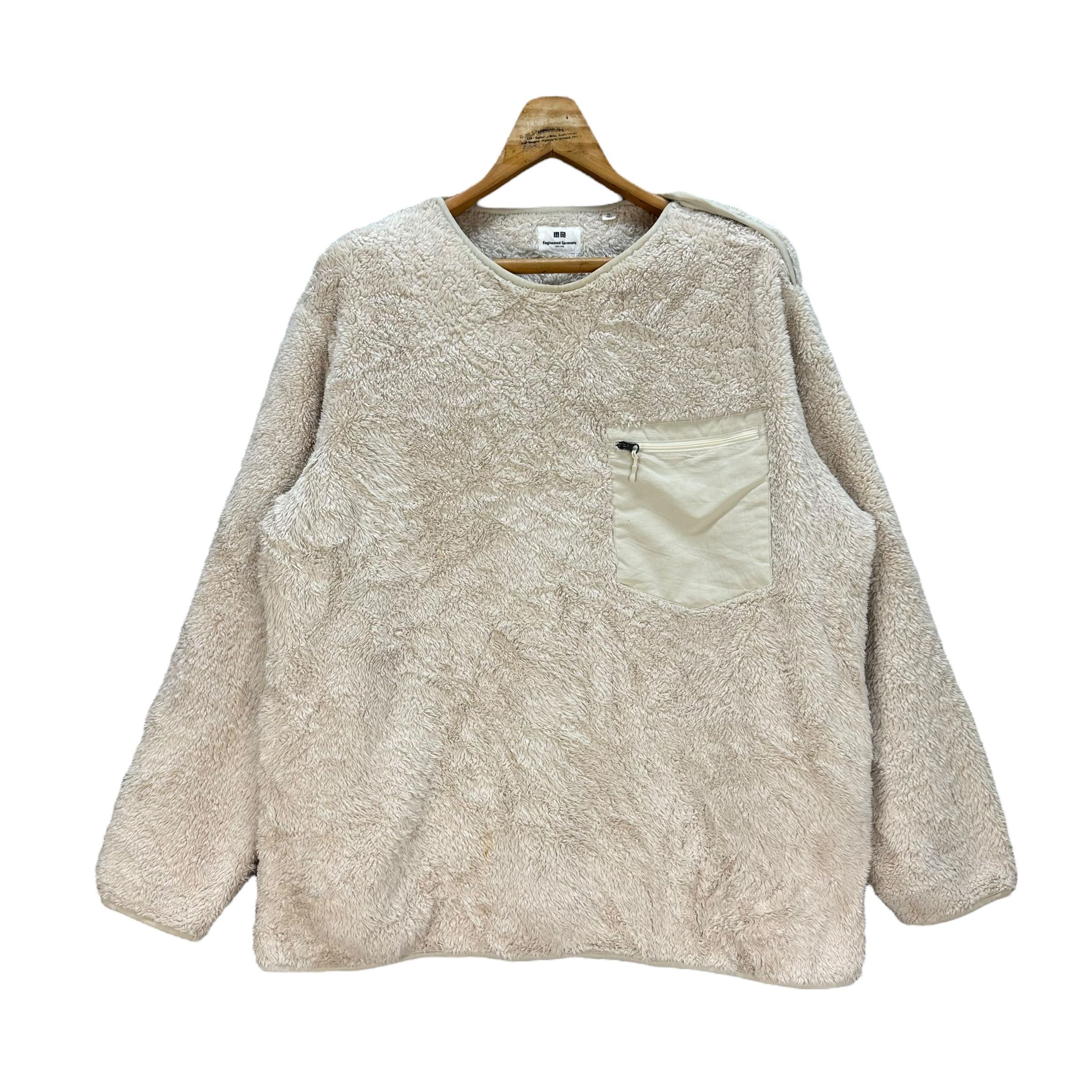 Engineered Garments Engineered Garments Single Pocket Pullover Fleece #8952-041 Size US XL / EU 56 / 4 - 1 Thumbnail