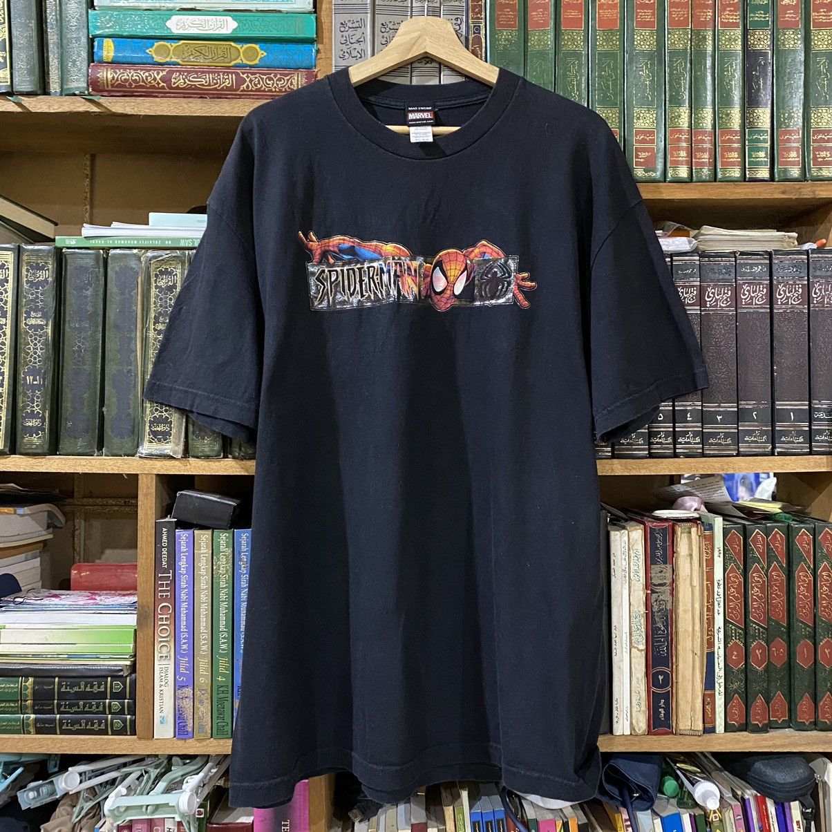 Mad Engine Vintage Spiderman Boxlogo Mad Engine Shirt Size US XL / EU 56 / 4 - 4 Thumbnail