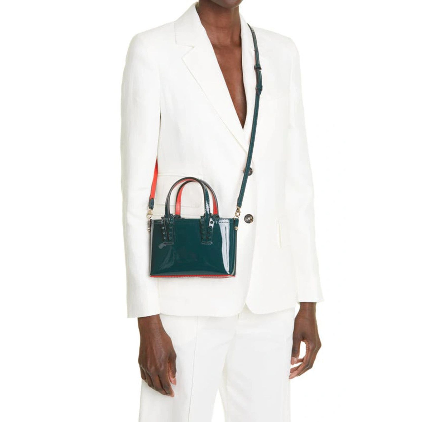 Christian Louboutin Christian Louboutin Mini Vosges Patent Leather Crossbody Bag Size ONE SIZE - 3 Thumbnail
