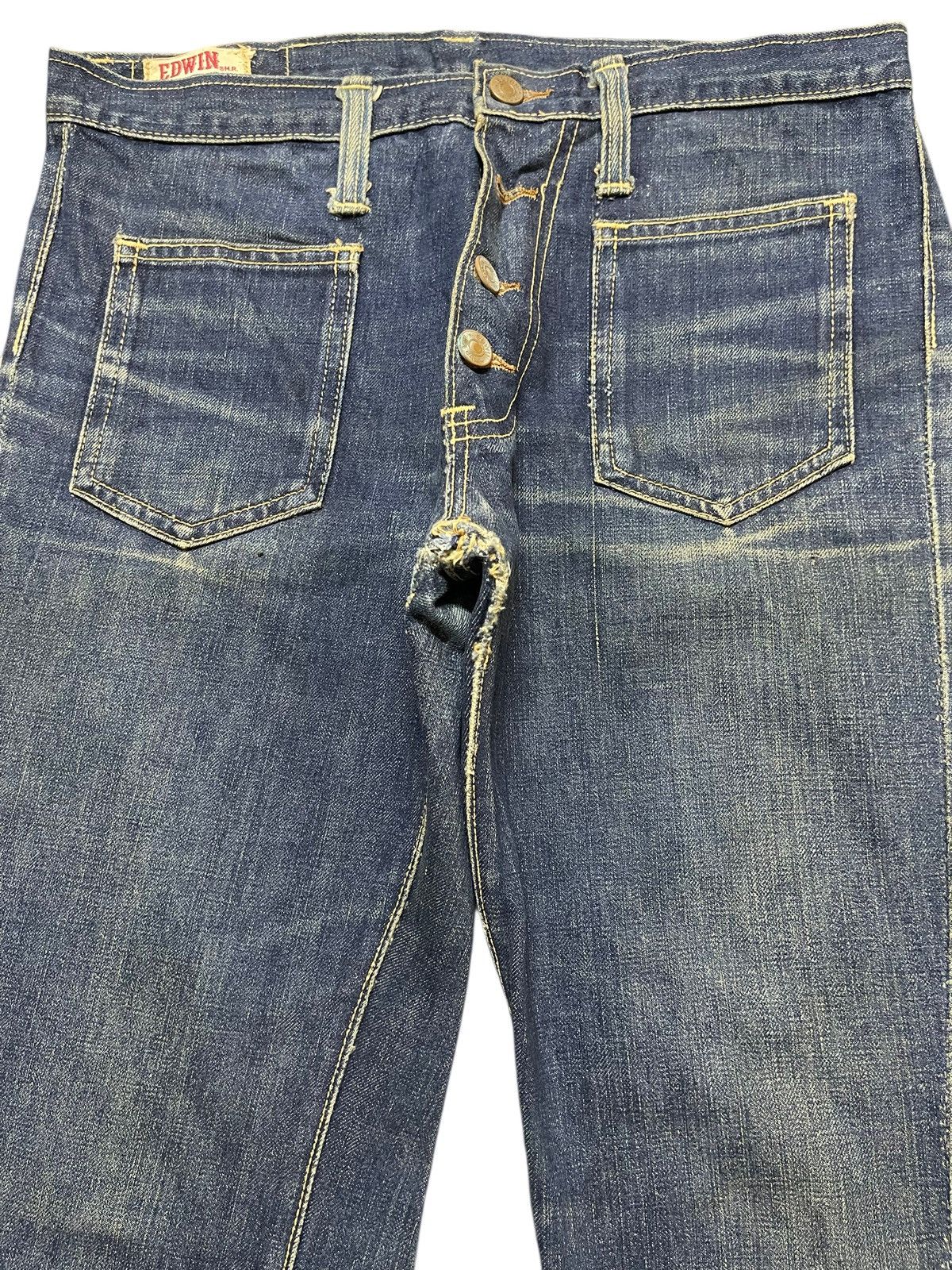 Edwin Vintage 70s Edwin 359 Bush Pants Spiral Bootcut Bell Bottom Size US 31 - 3 Thumbnail
