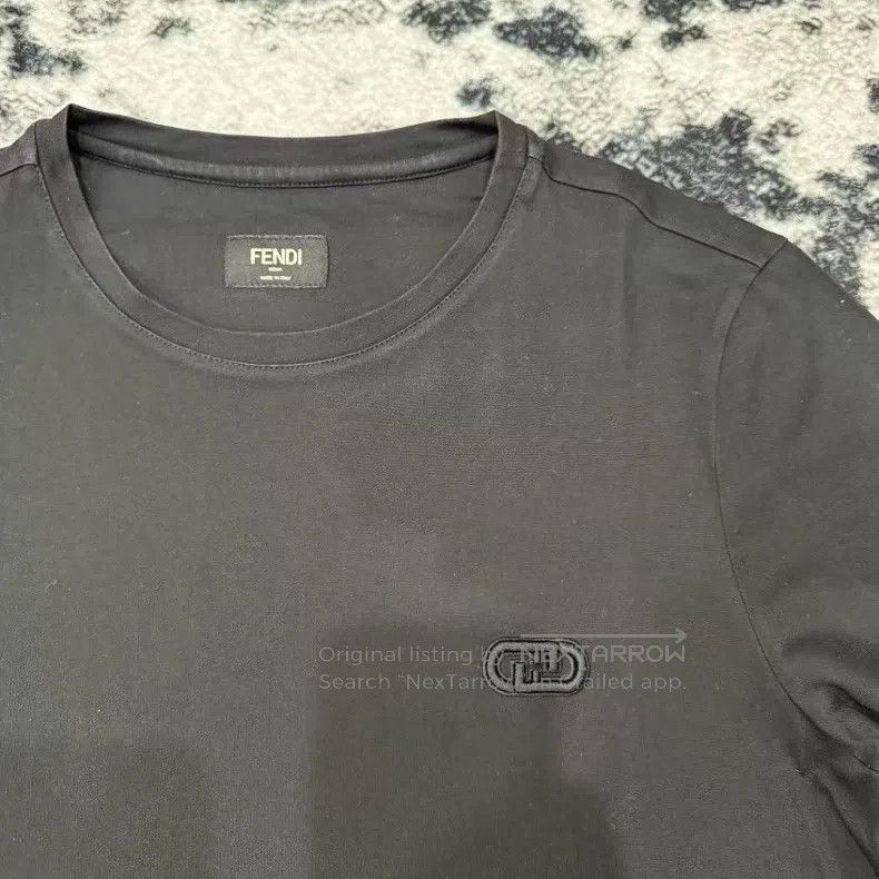 Fendi Fendi Black Chest Embroidered Logo Short Sleeve Size US S / EU 44-46 / 1 - 3 Thumbnail