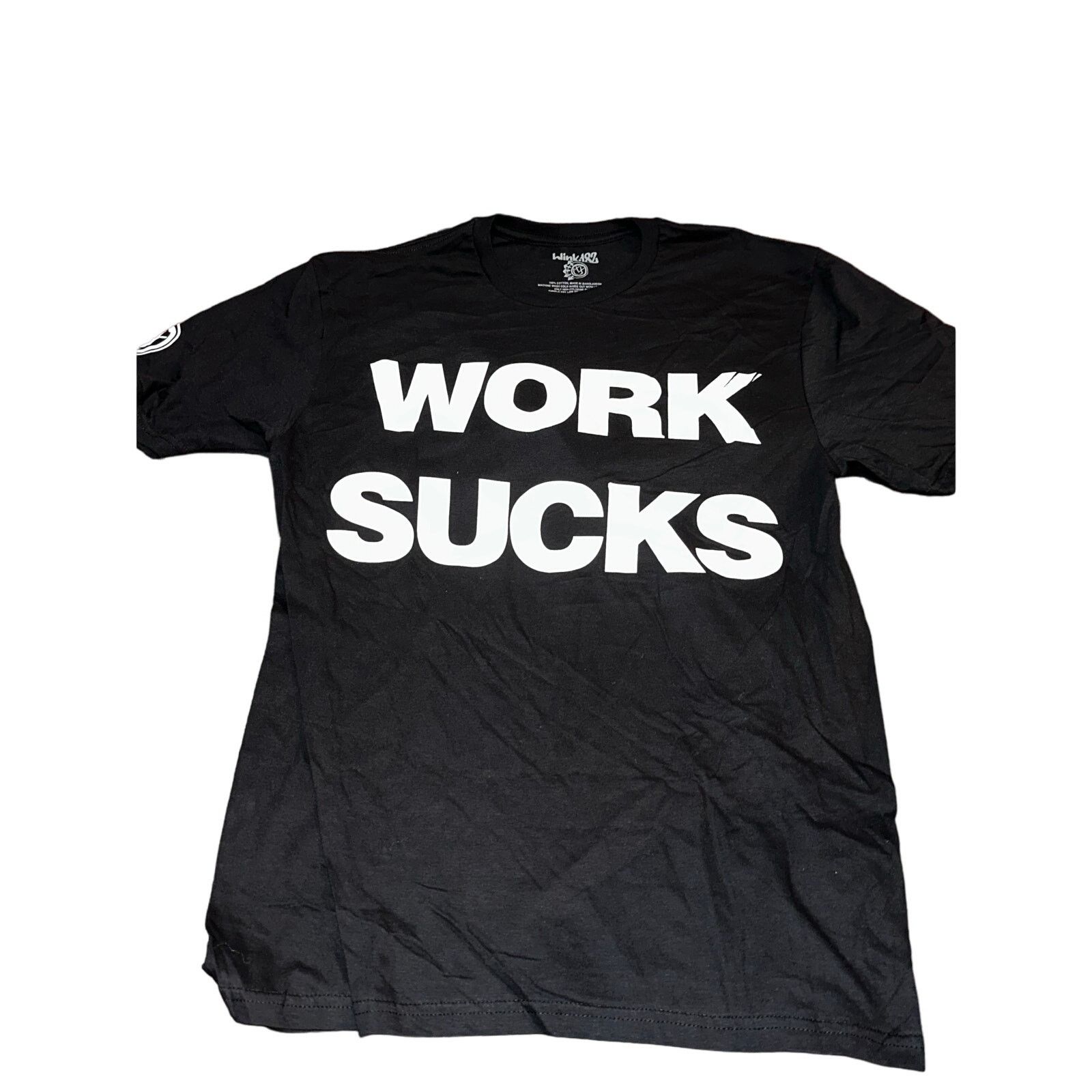 Band Tees 2024 BLINK 182 WORK SUCKS WORLD TOUR ONE MORE TIME FLAW Size US M / EU 48-50 / 2 - 1 Thumbnail