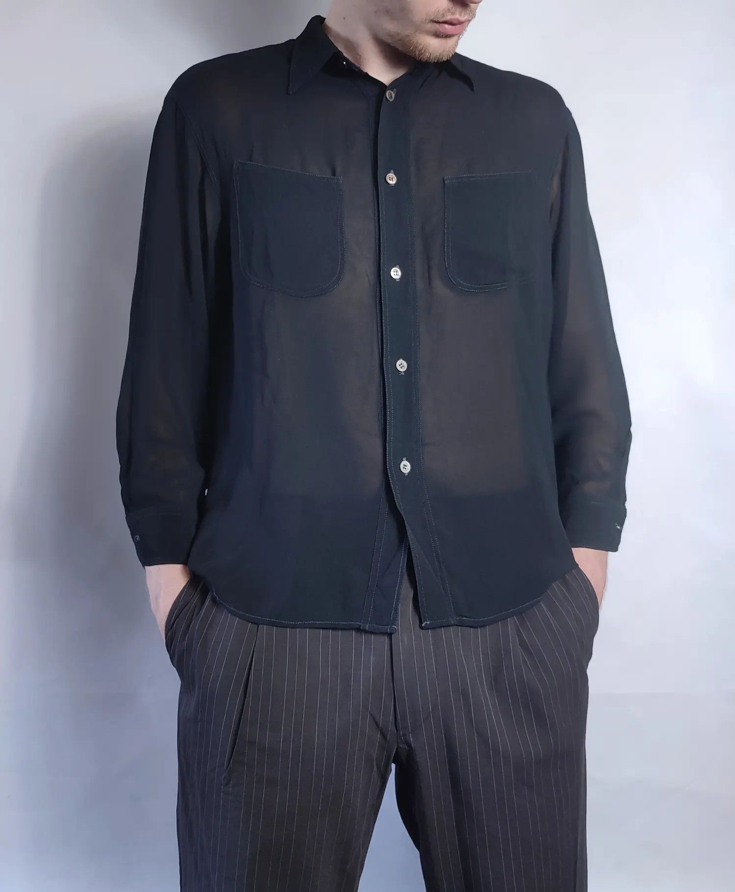 トップス Jean Paul Gaultier Homme Bondage shirt Jean Paul Gaultier Vintage Jean Paul Gaultier Bondage Shirt | Grailed