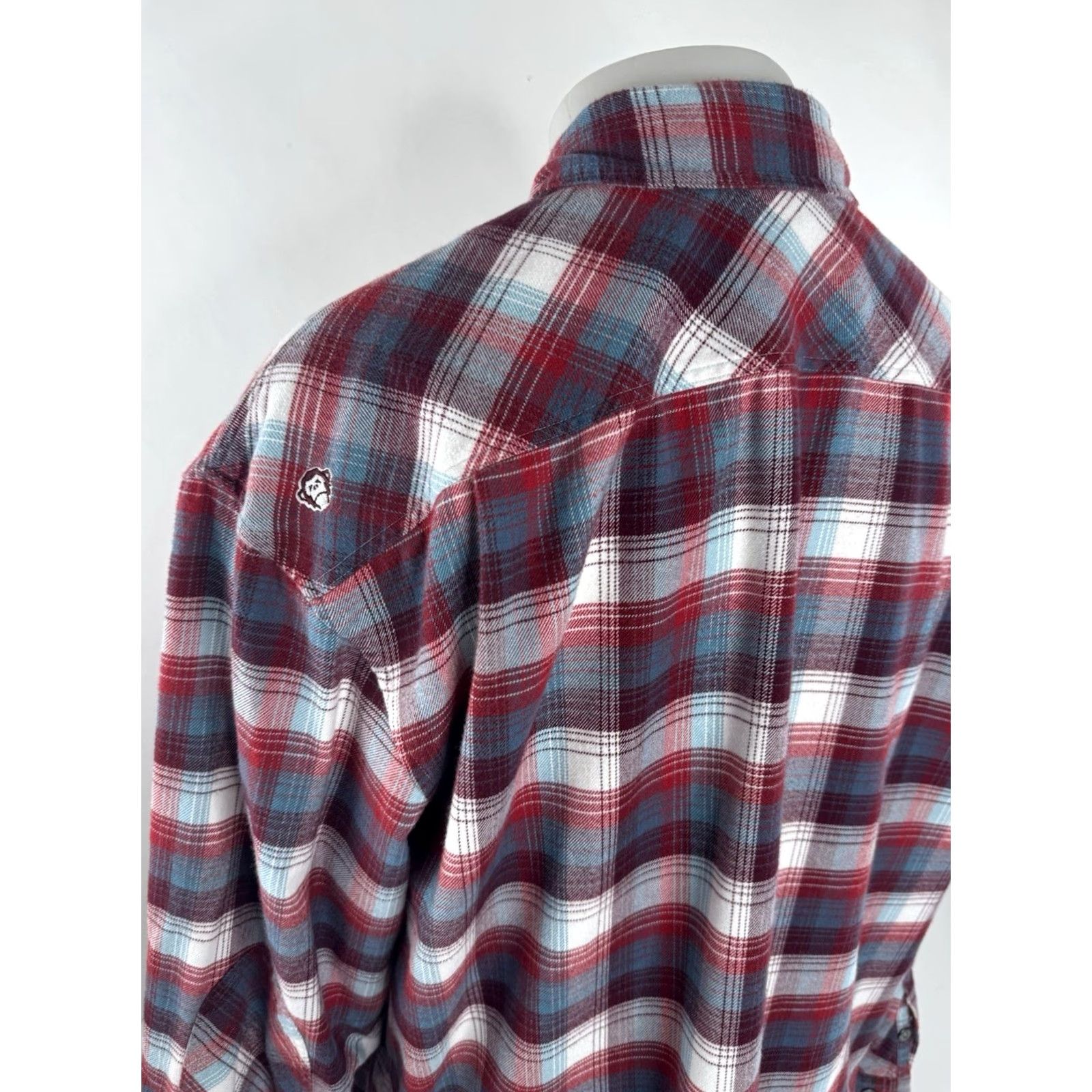 Howler Brothers HOWLER BROS Western Shirt Plaid Flannel XL Button-Up Long Sleeve Men Shoulder / Forearm Patch Multicolor XS? XL Size US XL / EU 56 / 4 - 4 Thumbnail