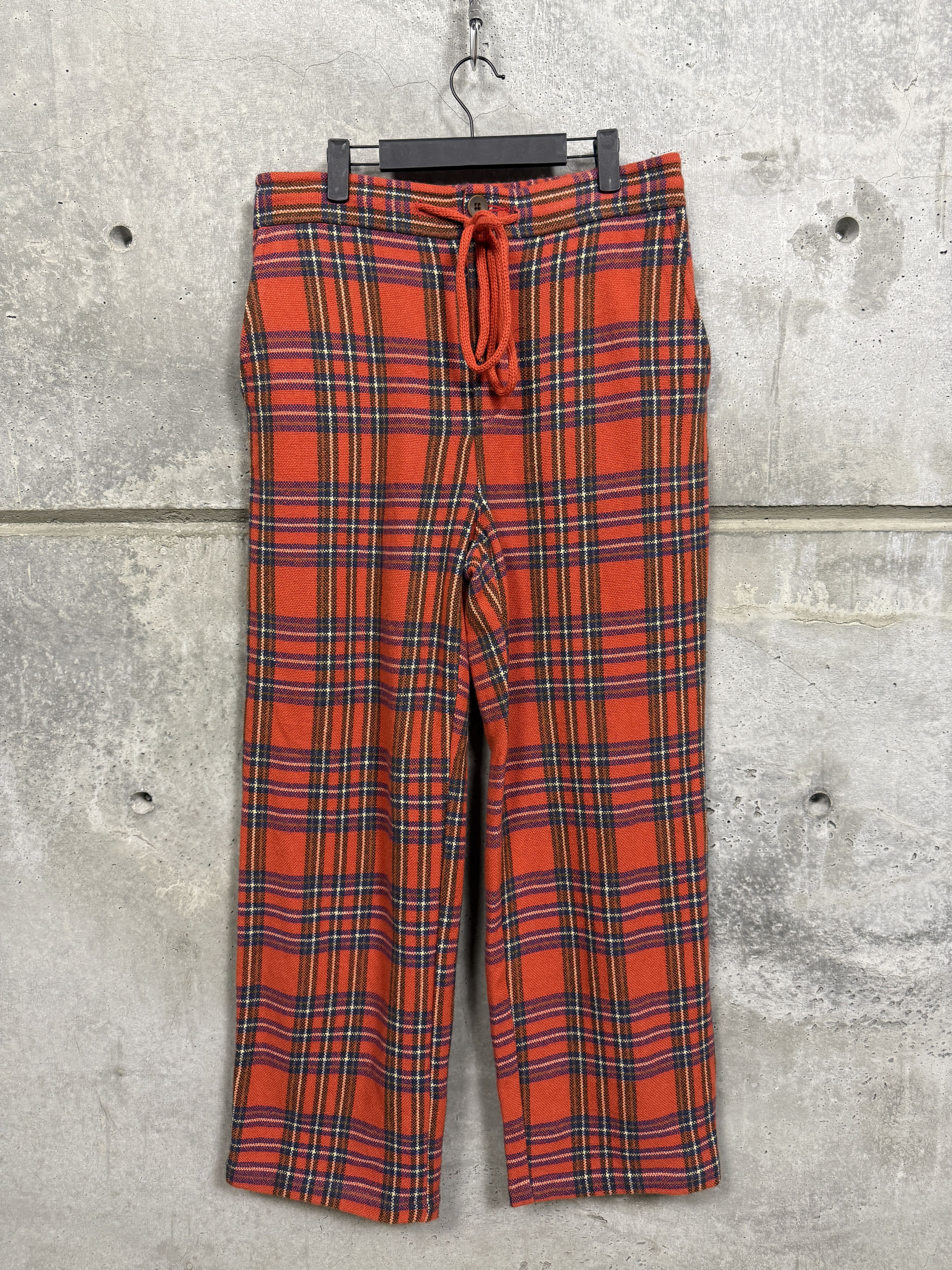 The Elder Statesman $2795 The Elder Statesman Tartan Drawstring Pants Size US 32 / EU 48 - 1 Thumbnail