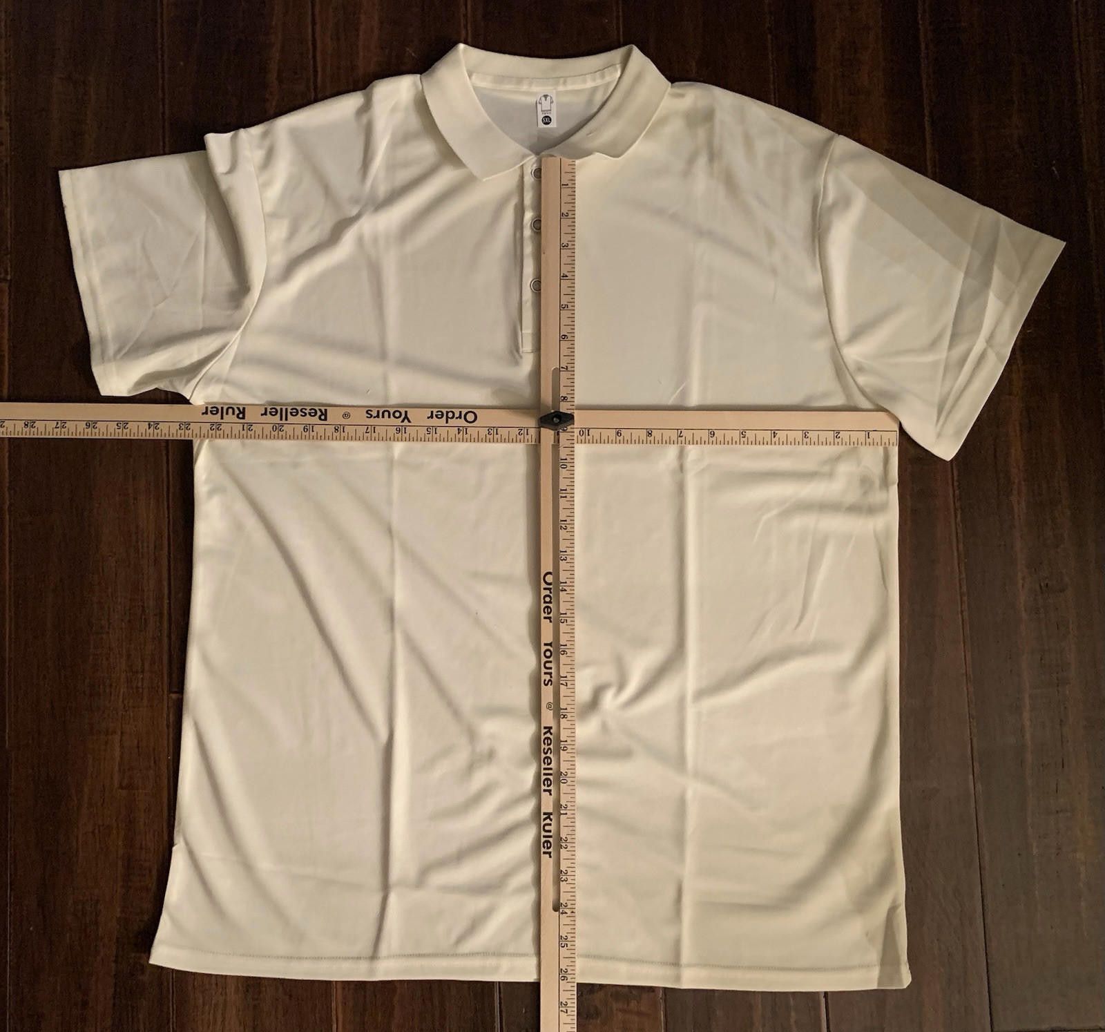 Unknown London Light Yellow Colored 2XL Men’s Polo Shirt Size US XXL / EU 58 / 5 - 4 Thumbnail
