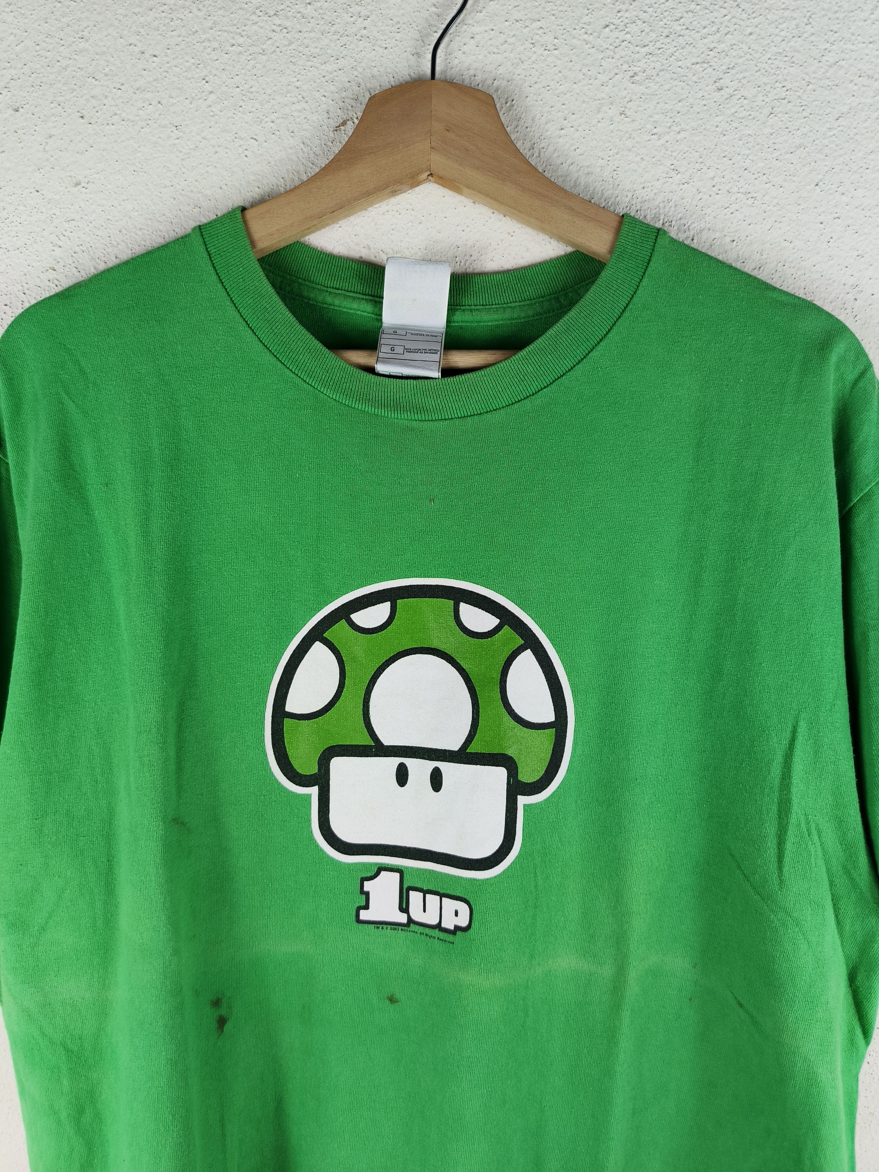 Nintendo × The Game × Vintage Vintage 2003 1Up Mushroom Super Mario by Nintendo Size US L / EU 52-54 / 3 - 2 Thumbnail
