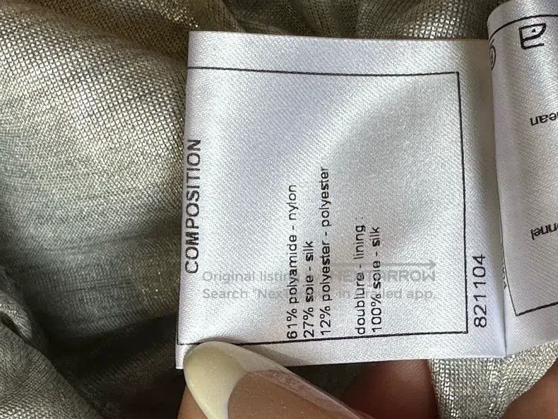 Chanel Chanel Airport series silver tweed jacket Size XL / US 12-14 / IT 48-50 - 5 Thumbnail