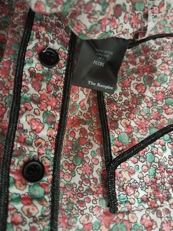 The Kooples The Kooples cotton floral blouse shirt Size S / US 4 / IT 40 - 4 Thumbnail