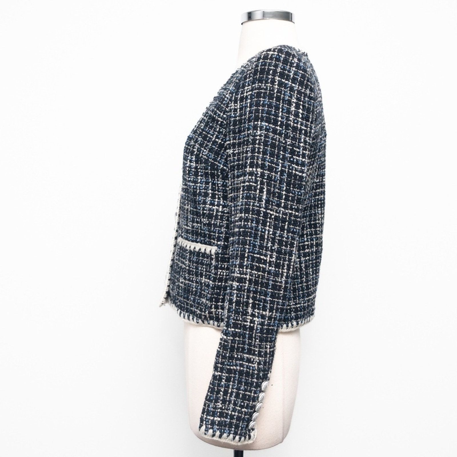 Veronica Beard Veronica Beard. Bosea cotton-blend tweed blazer. Size XS / US 0-2 / IT 36-38 - 9 Thumbnail