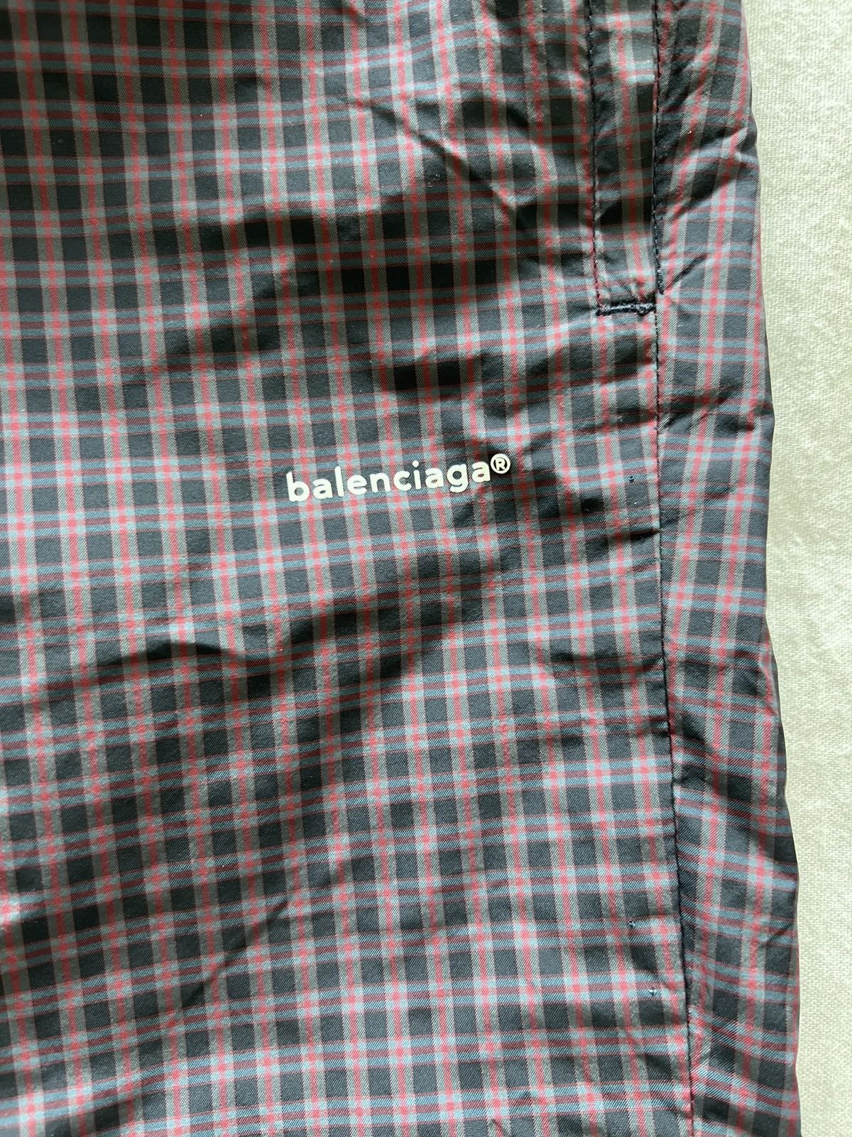 Balenciaga Balenciaga Zip Off Checkered Track Pants Size US 28 / EU 44 - 2 Thumbnail