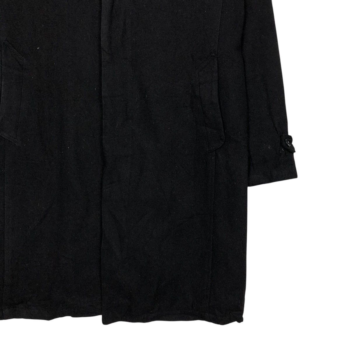 Japanese Brand 📌Vintage Wool Long Jacket D'Homme A Homme Rich Black Size US L / EU 52-54 / 3 - 7 Thumbnail